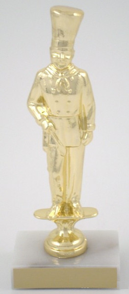 Chef Trophy Metal Figure on Marble base-Trophies-Schoppy's Since 1921