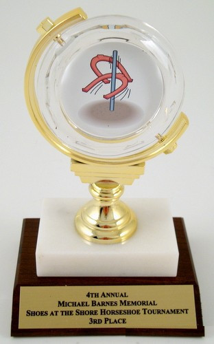 Horseshoe Spinner Trophy-Trophies-Schoppy&