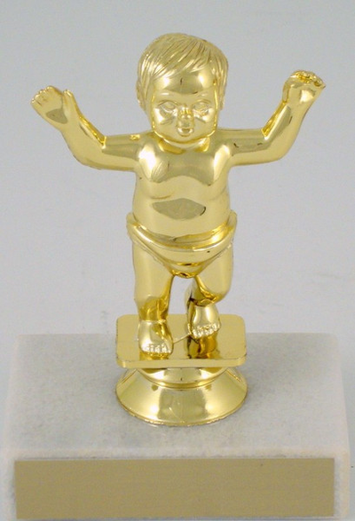 Stand up Baby on Marble Base-Trophies-Schoppy's Since 1921
