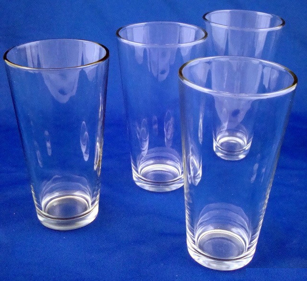 Mixing Glass 16 oz. Set of (4)-Glasses-Schoppy&