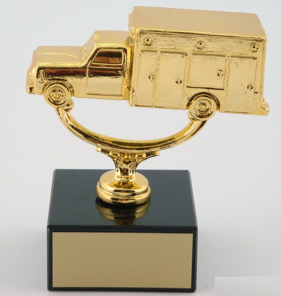 Ambulance Trophy on Black Marble Base-Trophies-Schoppy&