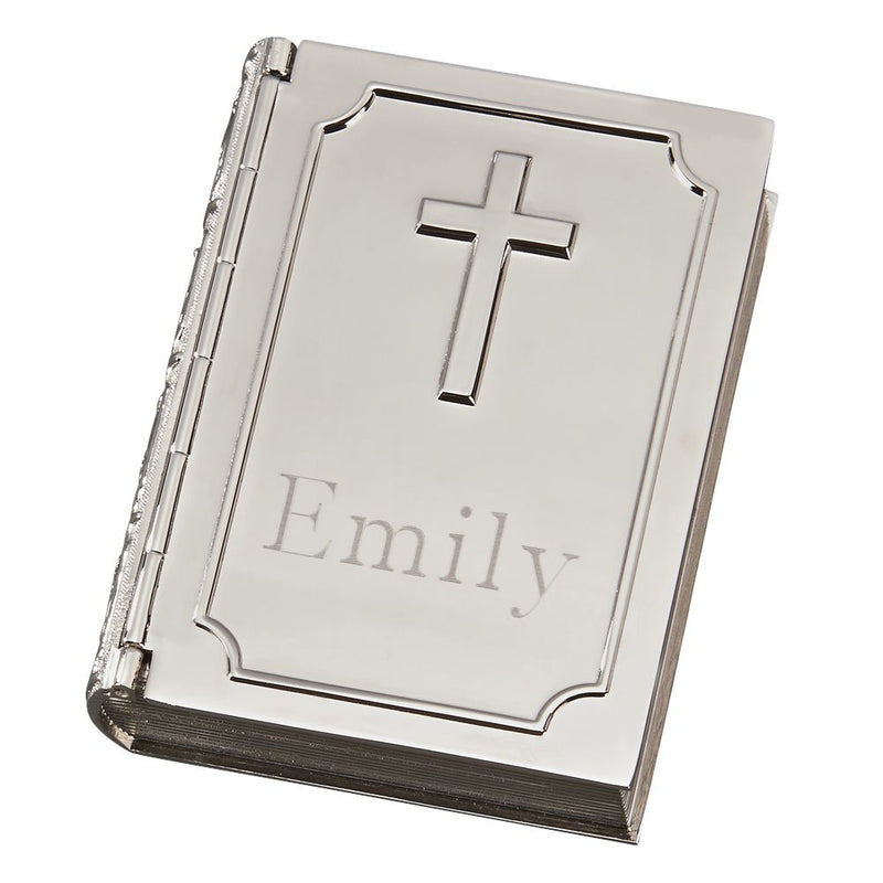 Bible Shaped Book Box with Cross-Gift-Schoppy&