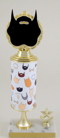Beard Grandmaster Custom Roll Column Trophy-Trophies-Schoppy&