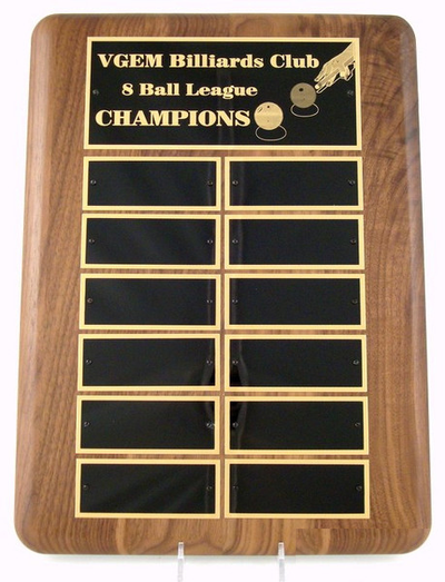Billiards Plaque-Plaque-Schoppy's Since 1921