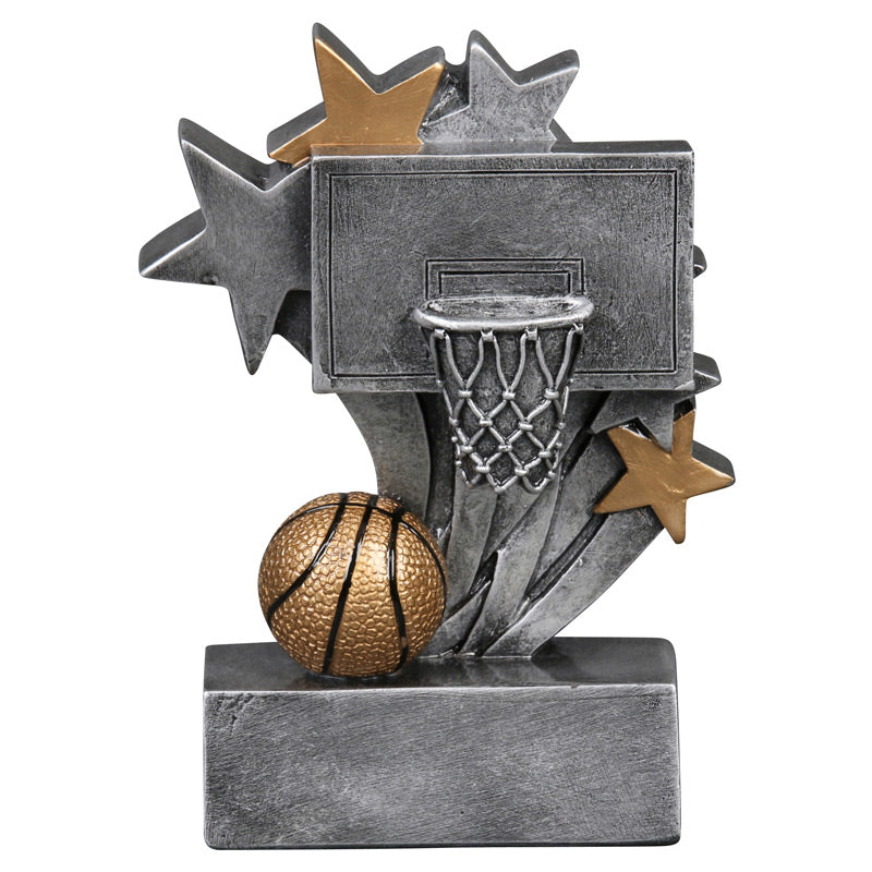 Basketball Star Blast Resin Trophy-Resin-Schoppy&