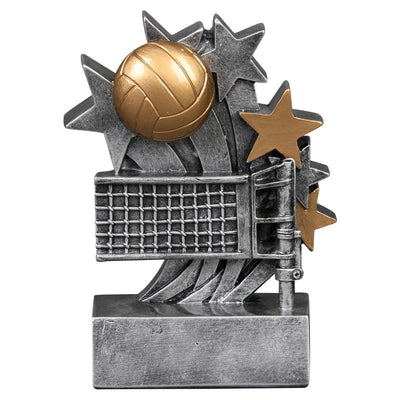 Volleyball Star Blast Resin Trophy-Resin-Schoppy's Since 1921