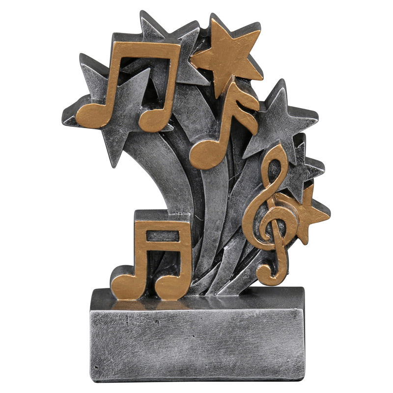 Music Star Blast Resin Trophy-Resin-Schoppy&