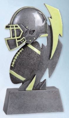 Glow In The Dark Football Resin Trophy-Resin-Schoppy&