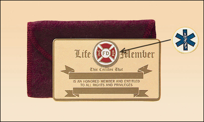Life Member Bronze Wallet Card-Name Tag-Schoppy's Since 1921