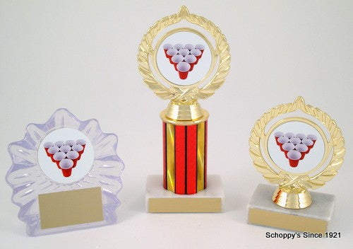 Beer Pong Rack Trophy - Medium-Trophies-Schoppy&
