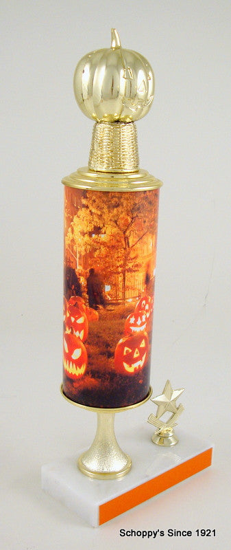 Big Scare Halloween Custom Roll Column Trophy-Trophies-Schoppy's Since 1921