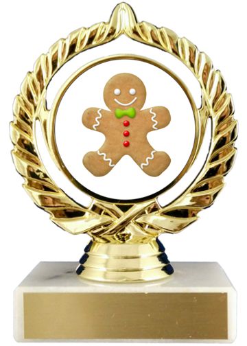 Christmas Cookie Logo Trophy-Trophy-Schoppy's Since 1921