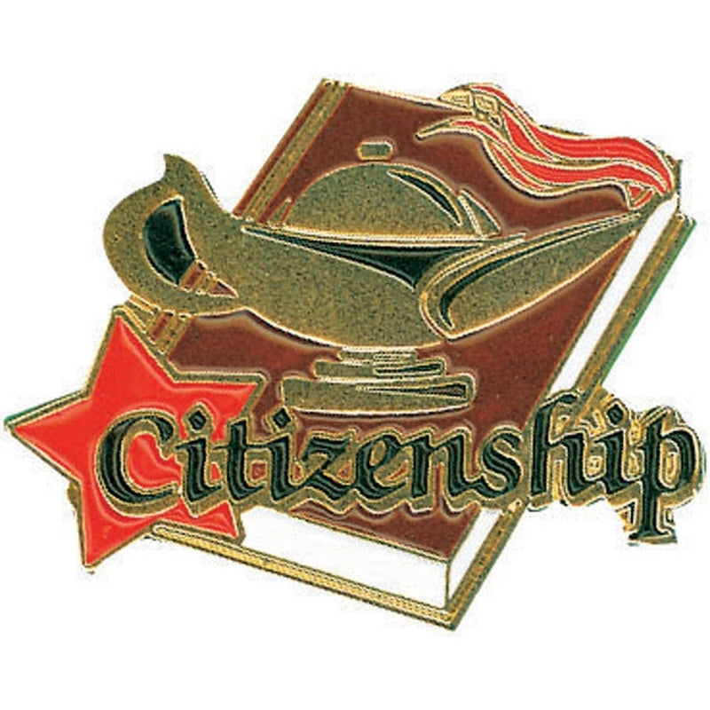 Citizenship Lamp of Learning Pin-Pin-Schoppy&