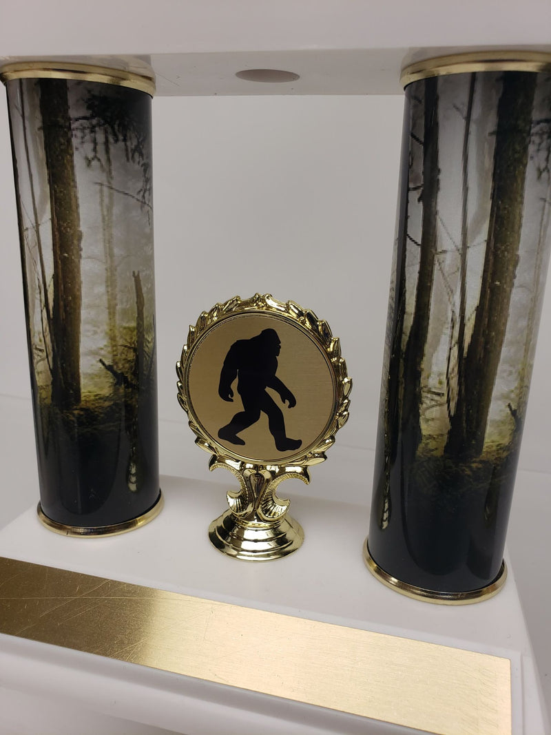 Bigfoot Our Biggest Trophy on Double Custom Column