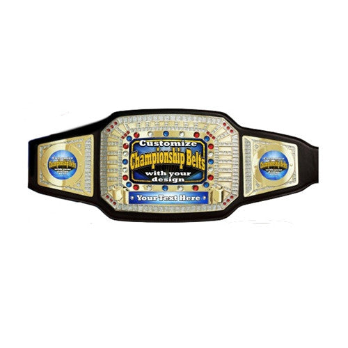 Custom Champion Perpetual Award Belt with 12 Plates