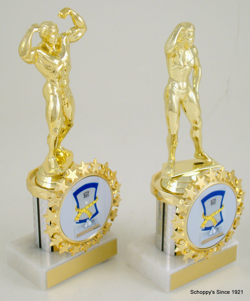 Weight Loss Adonis Trophy With Logo-Trophy-Schoppy&