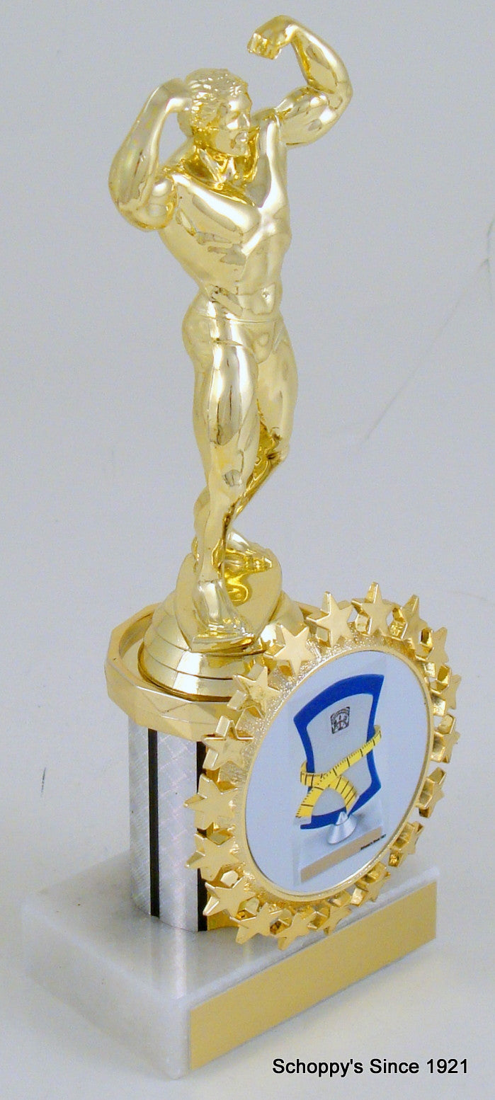 Weight Loss Adonis Trophy With Logo-Trophy-Schoppy&
