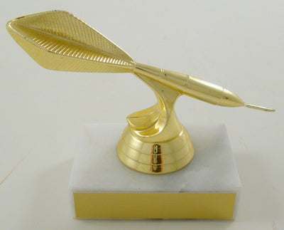Dart Figure Trophy On Flat White Marble-Trophy-Schoppy's Since 1921