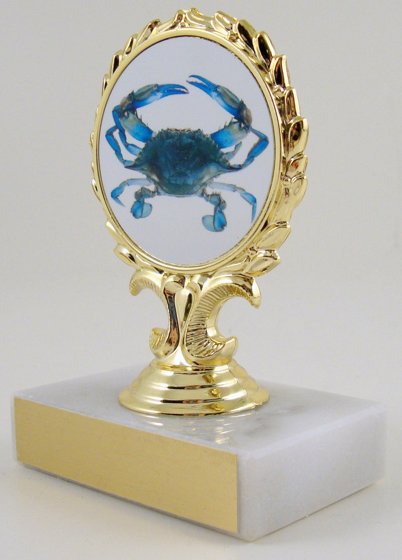 Blue Crab Logo Trophy-Trophy-Schoppy&