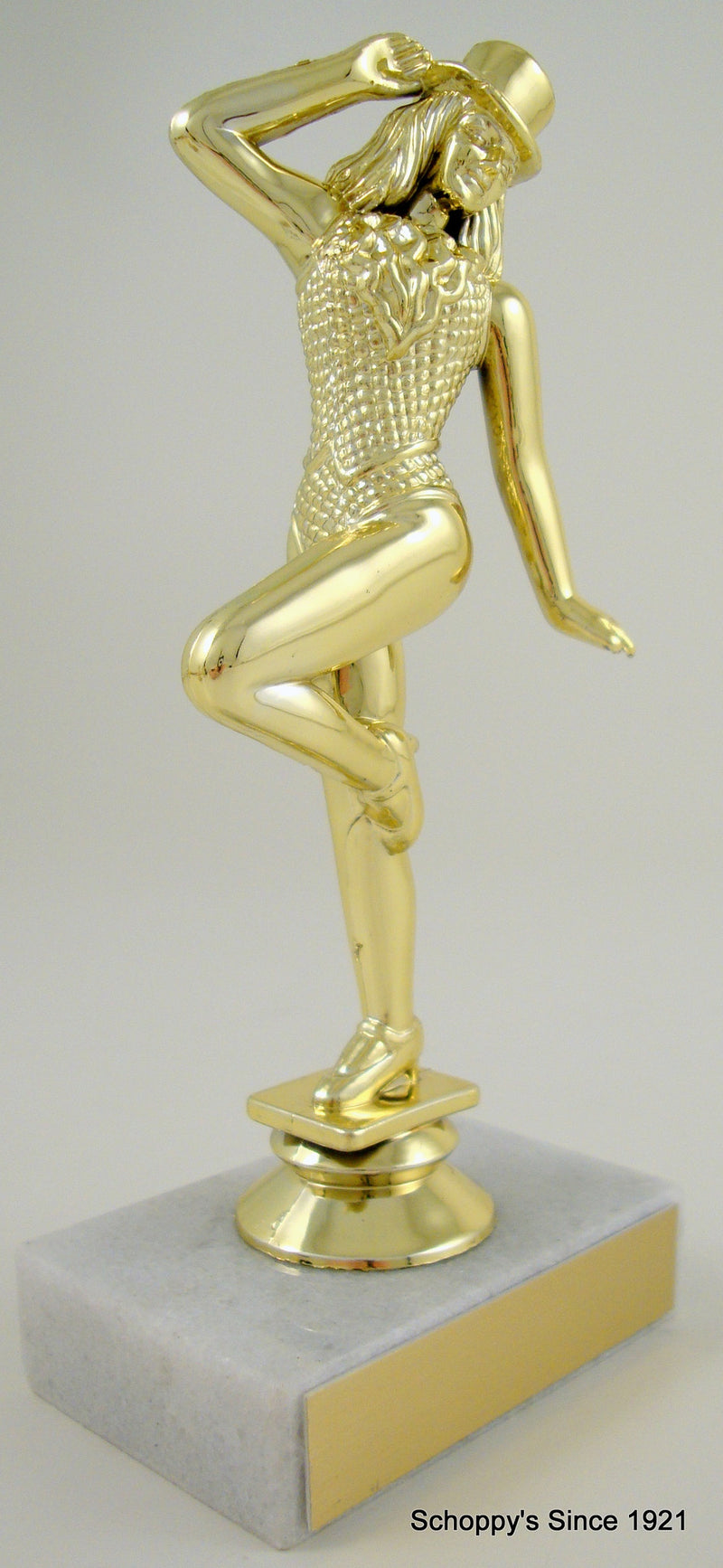 Jazz Dancer Trophy On White Marble-Trophies-Schoppy&