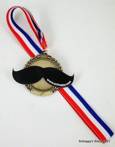 Mustache Medal-Trophies-Schoppy's Since 1921