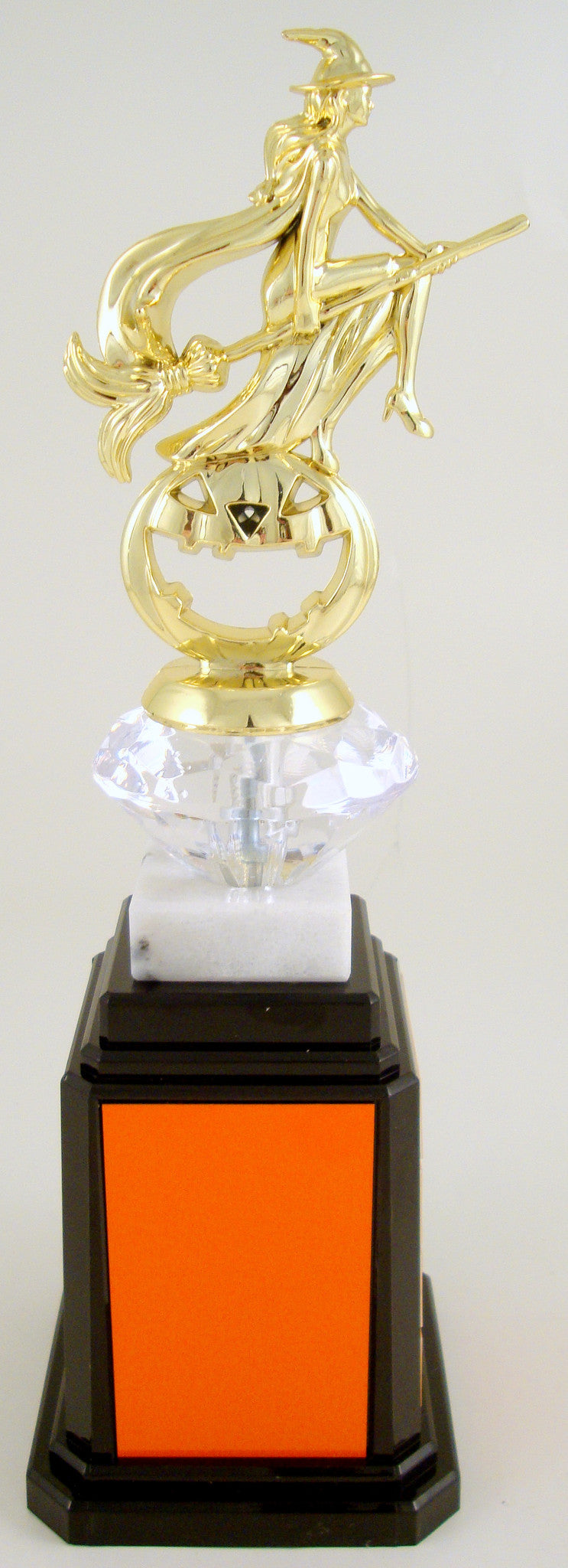 Halloween Trophy With Diamond Riser On Tower Base-Trophy-Schoppy&
