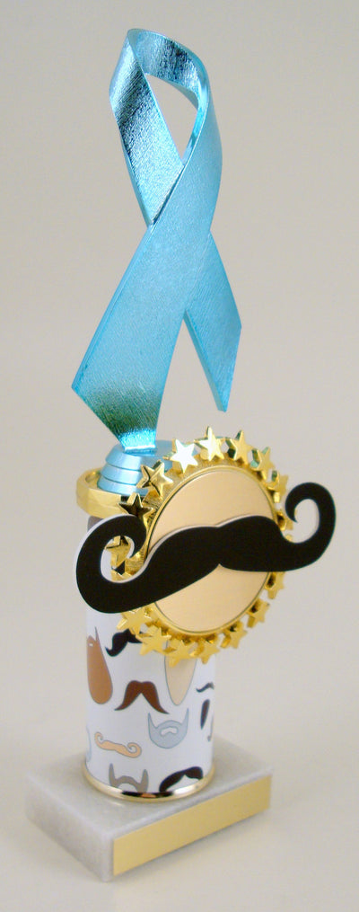 Mustache Awareness Ribbon Trophy-Trophy-Schoppy's Since 1921