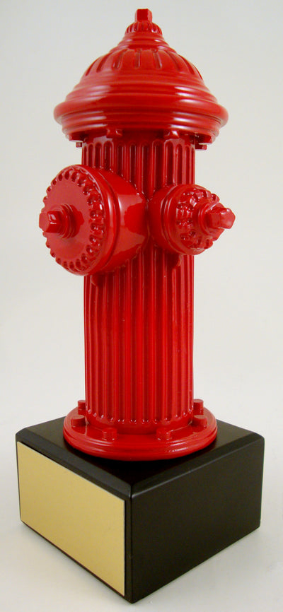 Fire Hydrant Resin On Black Square Base-Trophy-Schoppy's Since 1921