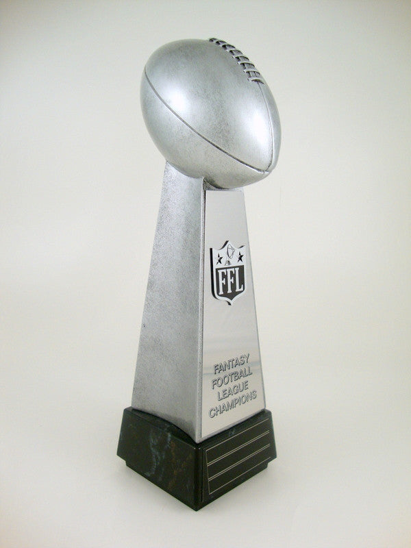 Fantasy Football Championship Perpetual Trophy Annual Update-Plate-Schoppy&