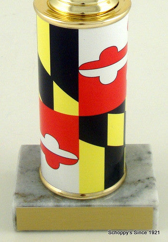Maryland Cheerleading Original Metal Roll Column-Trophies-Schoppy&
