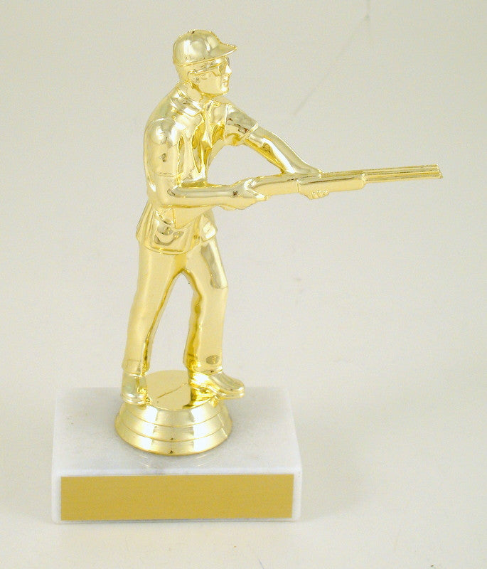 Skeet Shooter Trophy on Marble Base-Trophy-Schoppy&