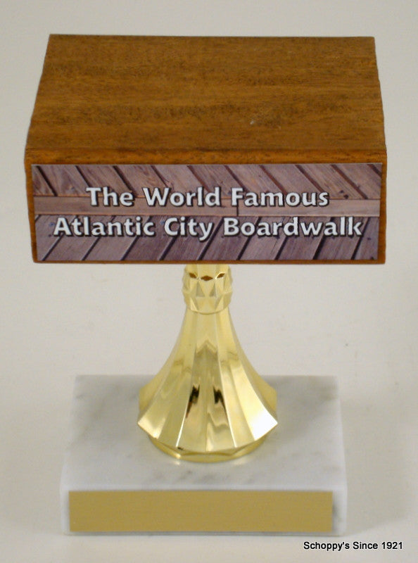 Genuine Atlantic City Boardwalk Trophy - Small-Trophy-Schoppy&