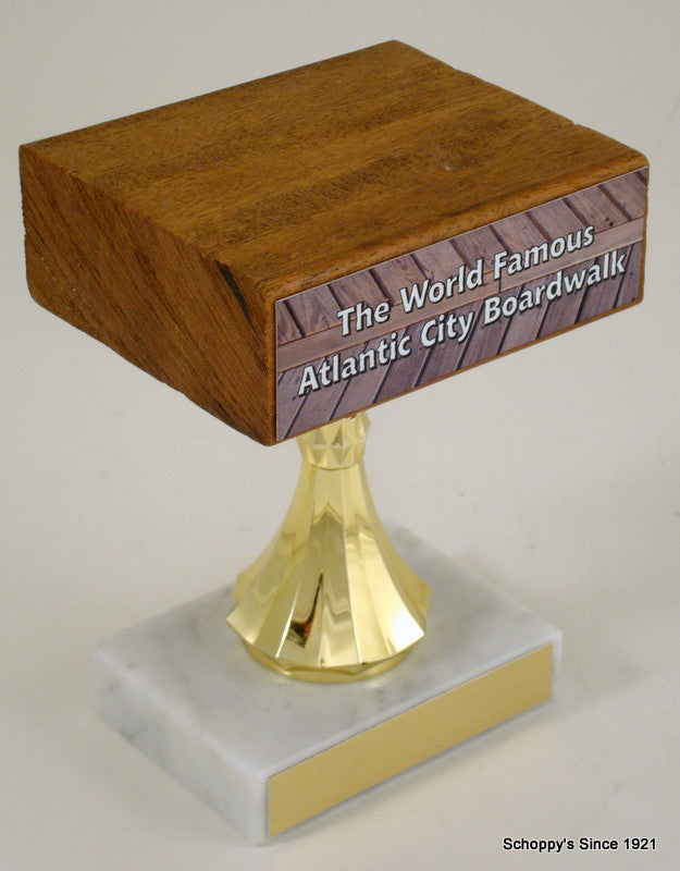 Genuine Atlantic City Boardwalk Trophy - Small-Trophy-Schoppy&