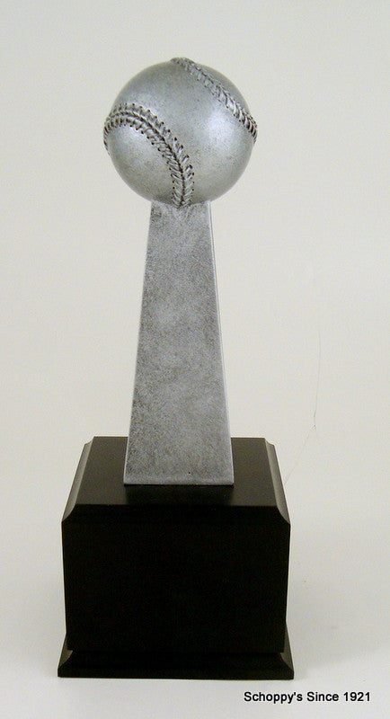 Baseball Championship Small Resin Trophy On Perpetual Base-Trophy-Schoppy&