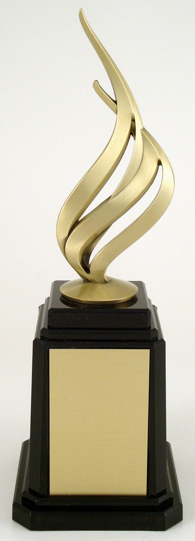 Metal Flame On Tower Base Trophy-Trophy-Schoppy's Since 1921