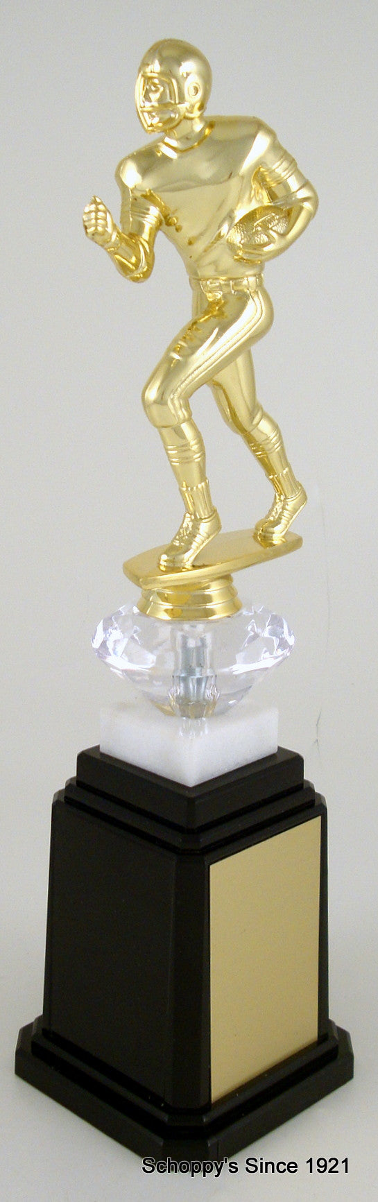 Football Runner Figure Tower Base Trophy-Trophy-Schoppy&