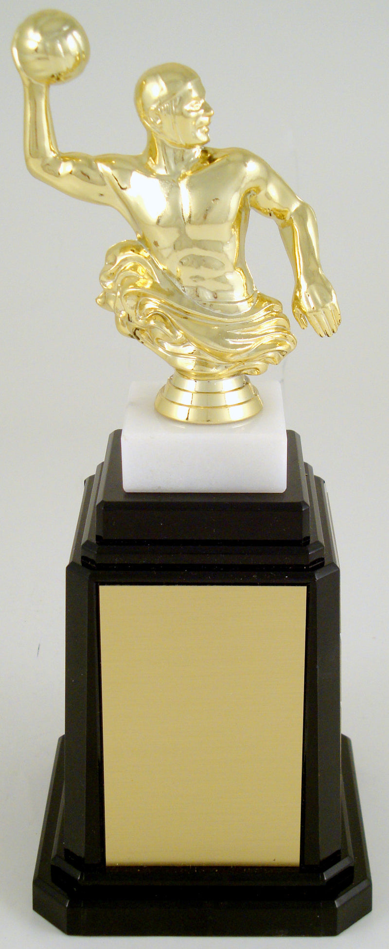 Water Polo Player Tower Base Trophy-Trophy-Schoppy&