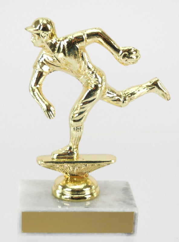 Baseball Pitcher Metal Figure Trophy-Trophy-Schoppy&