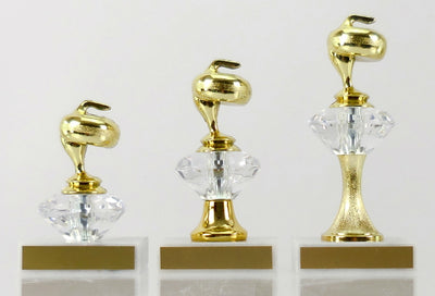 Curling Stone Diamond Riser Trophy - Small, Medium & Large-Trophy-Schoppy's Since 1921
