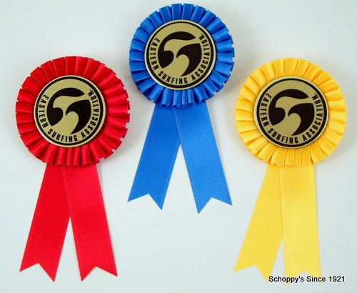 Surf Logo Rosette Ribbon - Second Place-Ribbon-Schoppy&