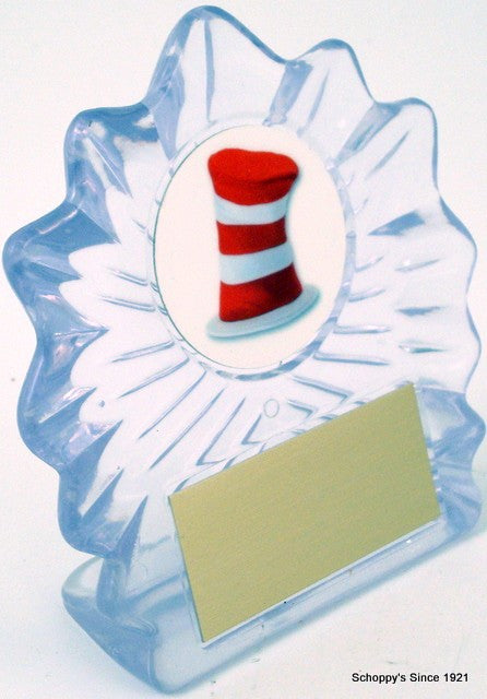 Hat Logo in Acrylic Trophy - Large-Trophies-Schoppy&