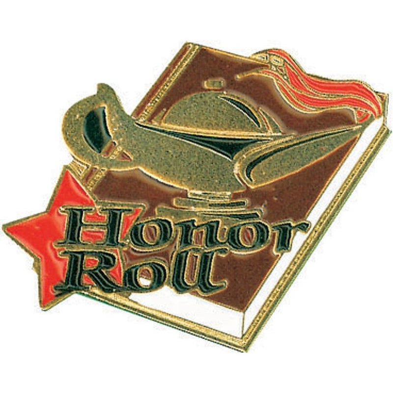 Honor Roll Lamp of Learning Pin-Pin-Schoppy&