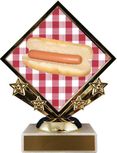 Hot Dog Diamond Trophy-Trophy-Schoppy's Since 1921