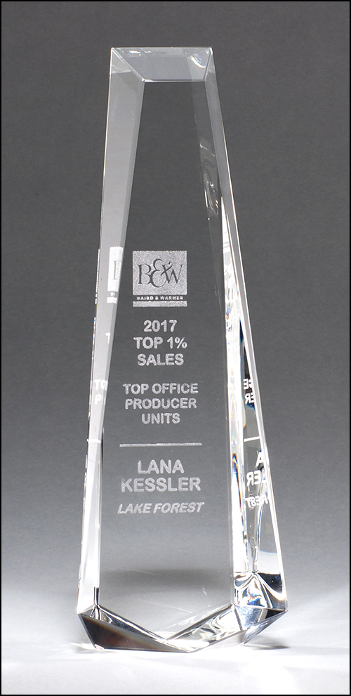 Towering Crystal Obelisk Award-Glass & Crystal Award-Schoppy&
