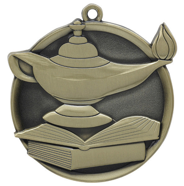 Lamp of Learning Mega Medal-Medals-Schoppy&