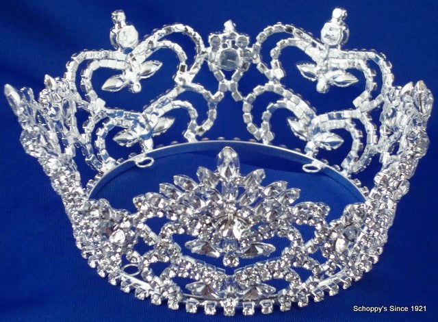 Large Sterling Silver Pageant Crown-Pageant-Schoppy&