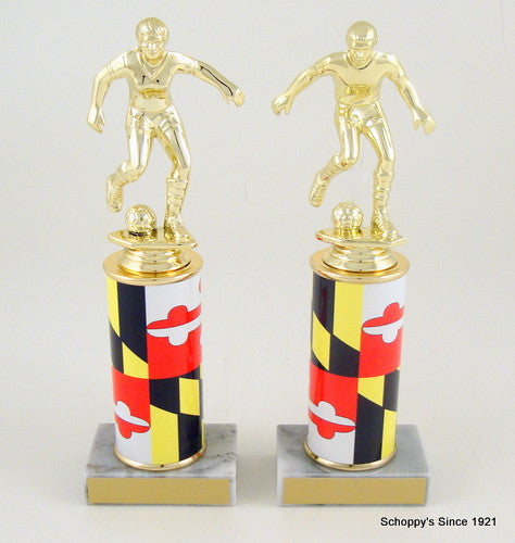 Maryland Soccer Original Metal Roll Column-Trophies-Schoppy&