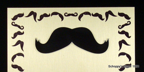 Beard And Mustache Deluxe Plaque-Plaque-Schoppy&