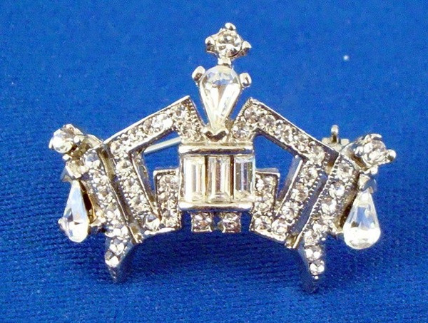 Premium Rhinestone Crown Pin - Medium-Pageant-Schoppy&