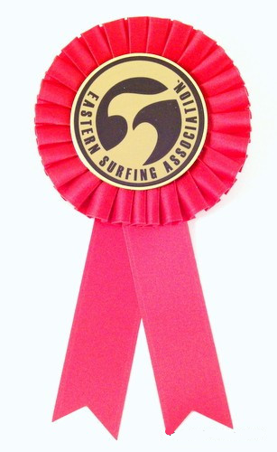 Surf Logo Rosette Ribbon - Second Place-Ribbon-Schoppy's Since 1921